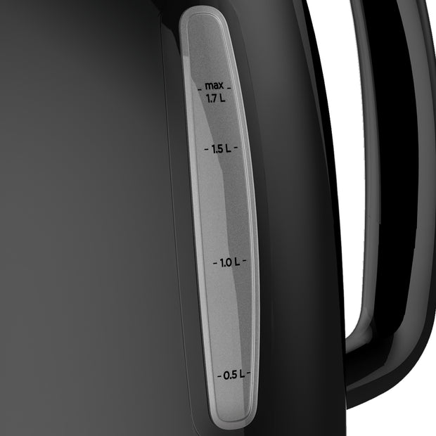 1.7L Rapid Boil Electric Cordless Kettle, Black